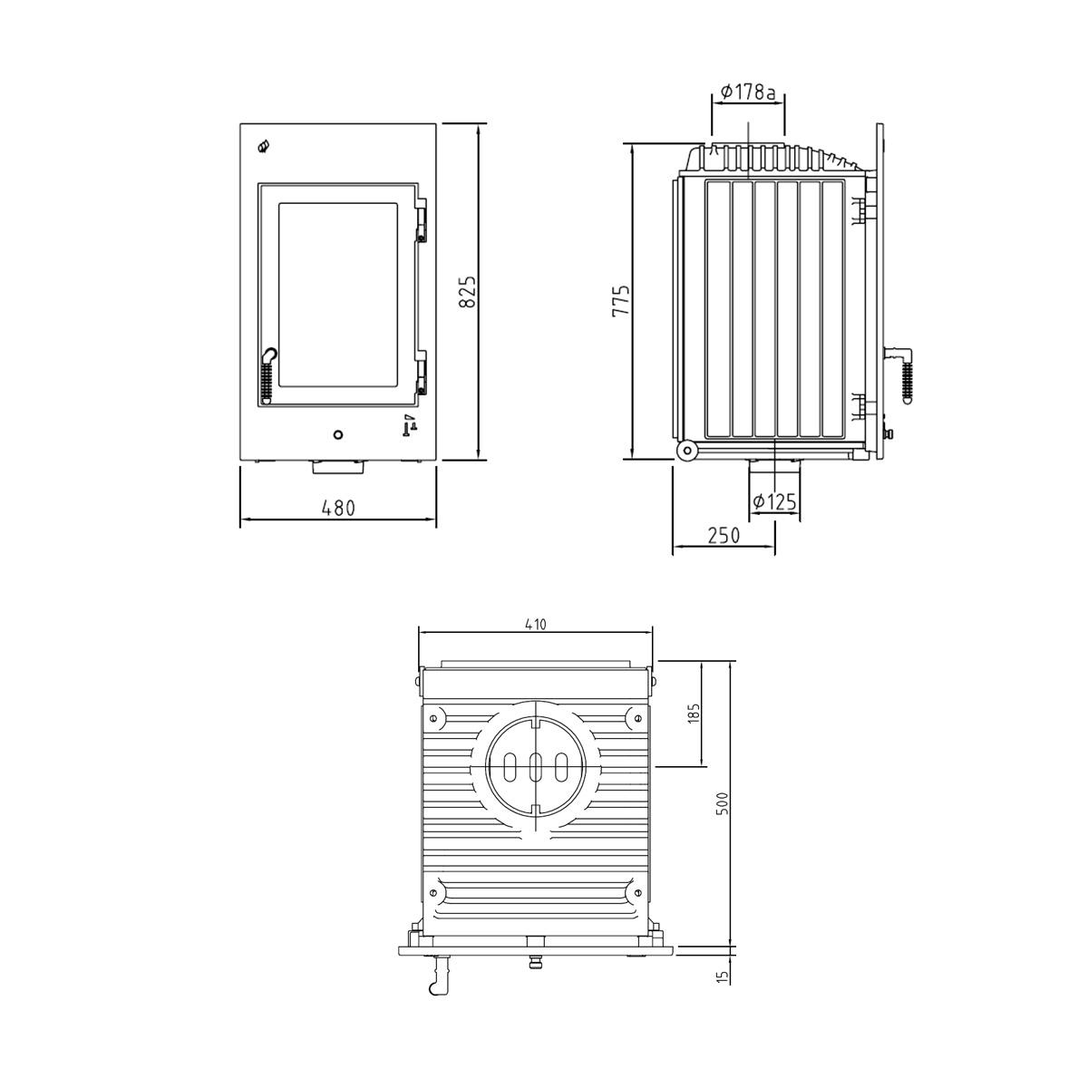 Heizeinsatz Schmid SH 9 T mit 9 kW