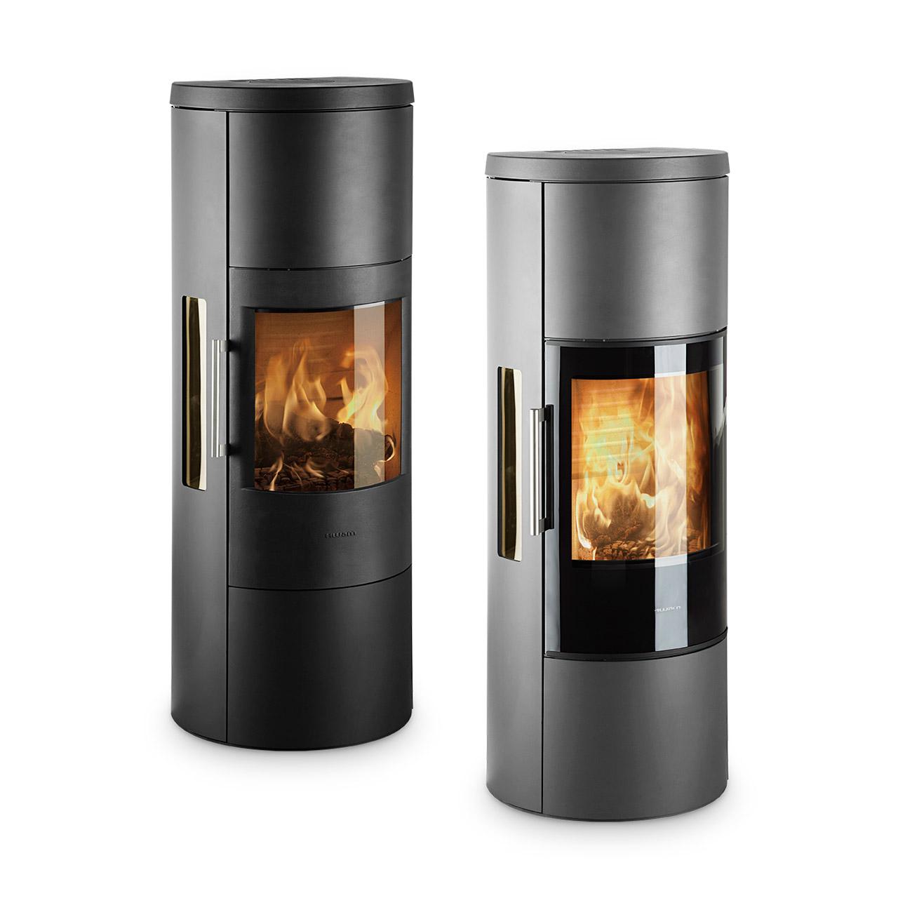 Kaminofen HWAM 3650 Autopilot Stahl 6,0 kW - Ausführung: HWAM 3650c, Korpus Grau