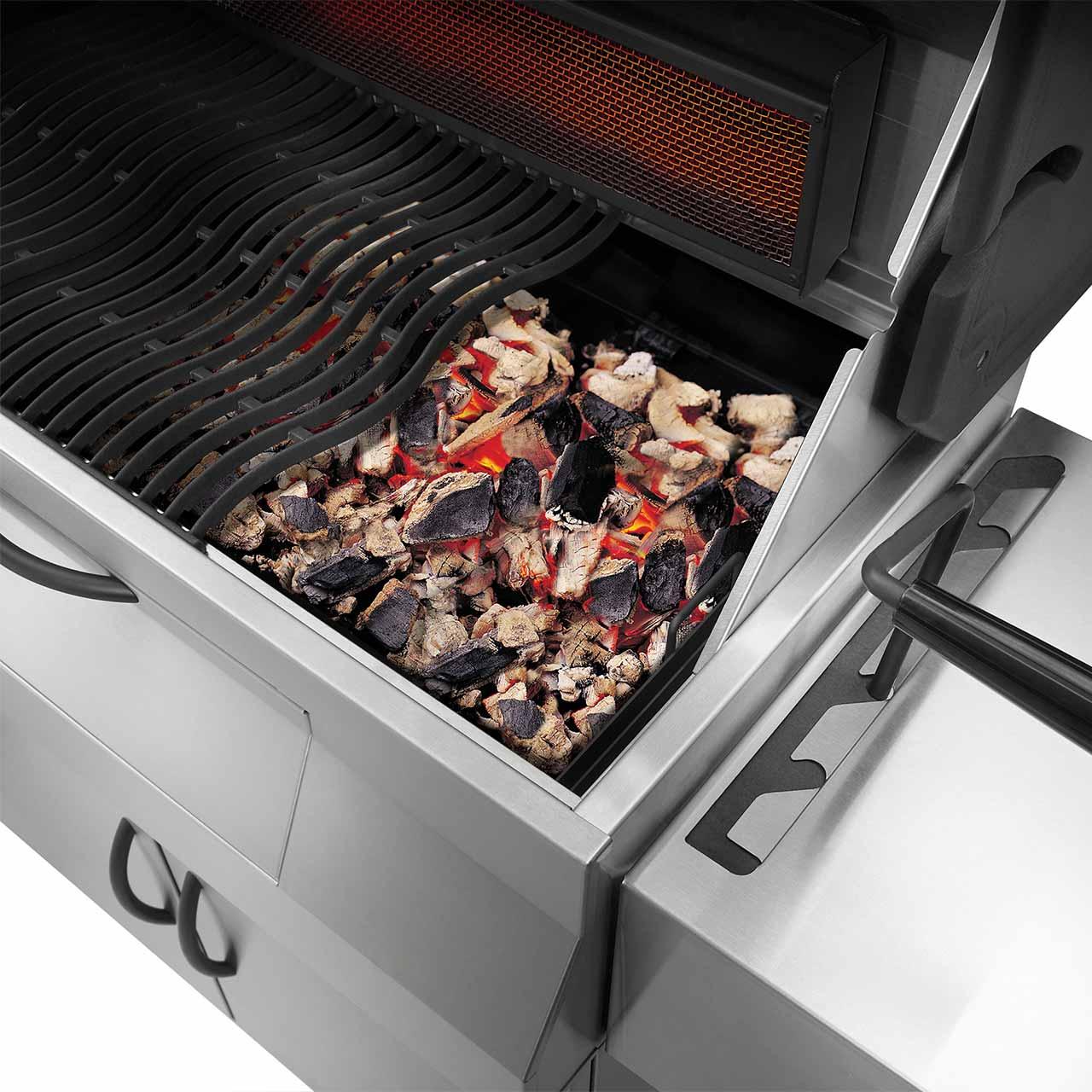 Holzkohlegrill Napoleon PRO605CSS Edelstahl