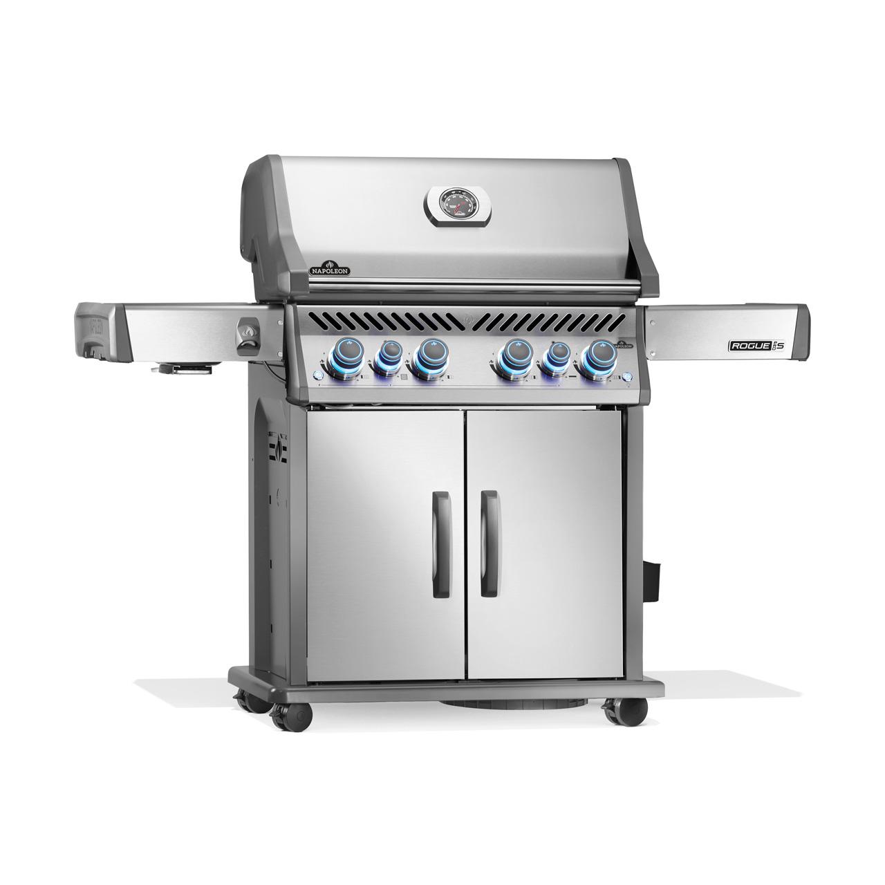 Gasgrill Napoleon Rogue PRO-S 525 Edelstahl mit Edelstahlrosten (2026) Bundle inkl. 2 Unterschränken
