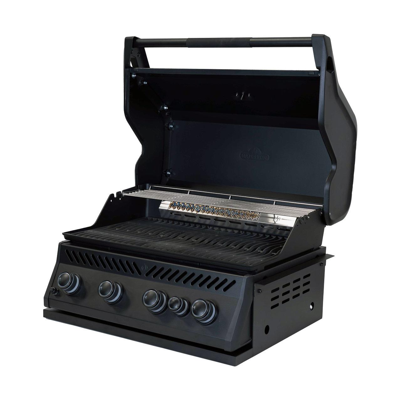 Gasgrill Einbaugrillaufsatz Napoleon 32 Zoll 300-Serie mattschwarz