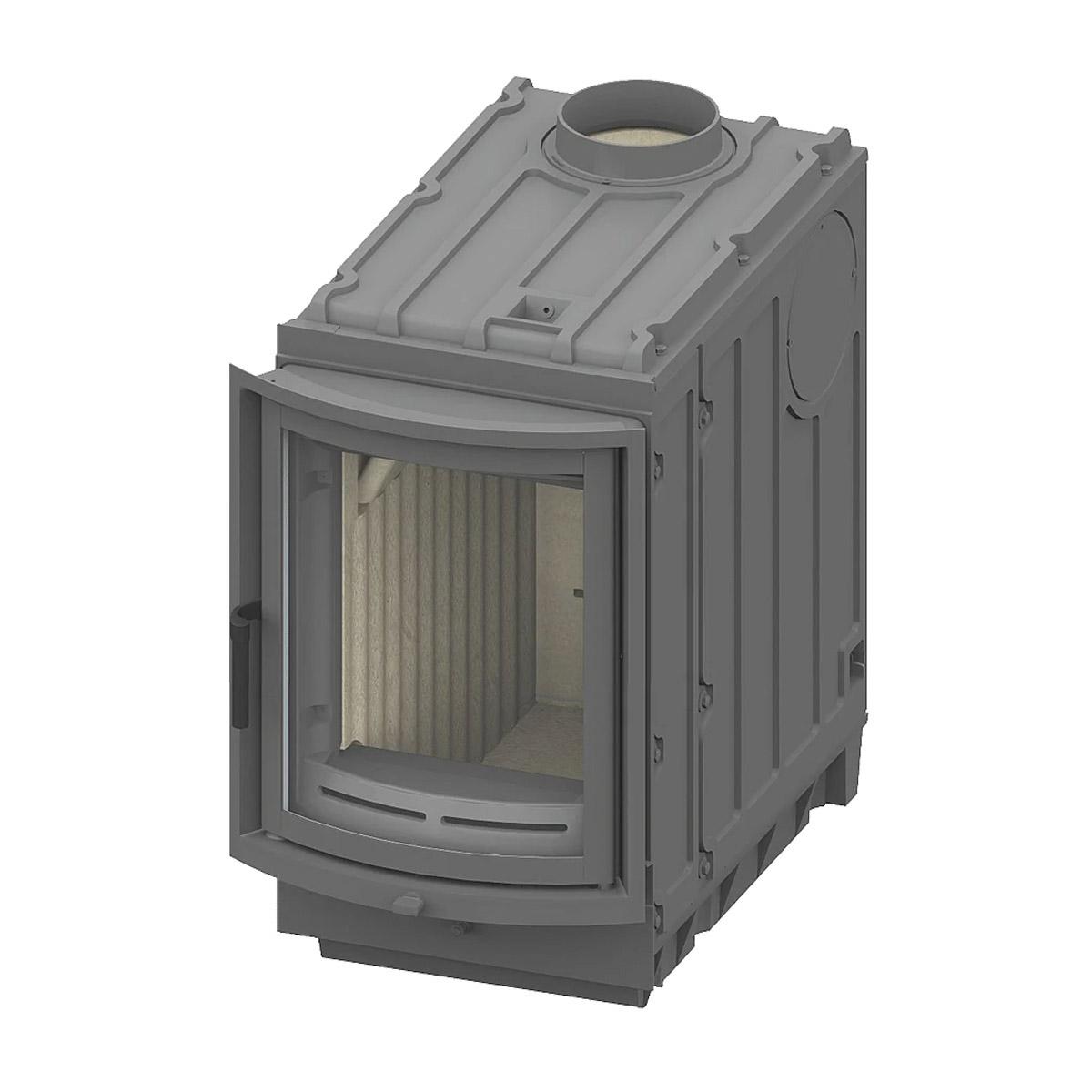 Kachelofeneinsatz Schmid Profi R 12 mit 12 kW - Türanschlag: rechts