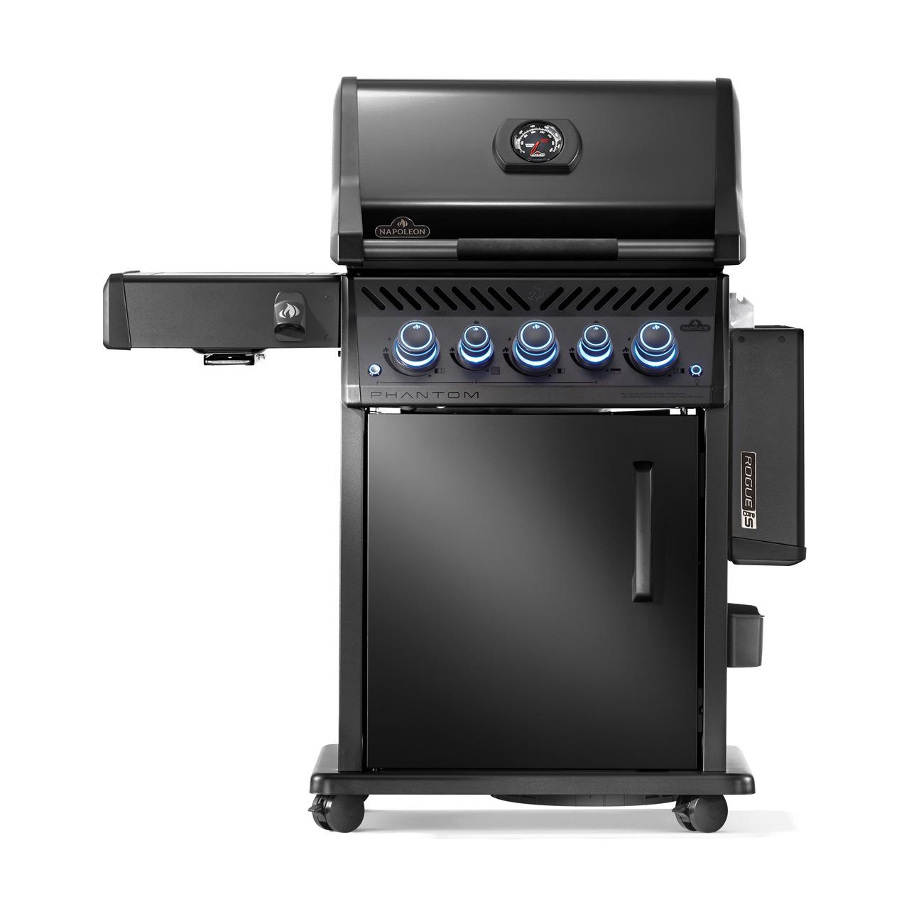 Gasgrill Napoleon Phantom Rogue PRO-S 425 Mattschwarz mit Edelstahlrosten (2026) Bundle inkl. 2 Unterschränke