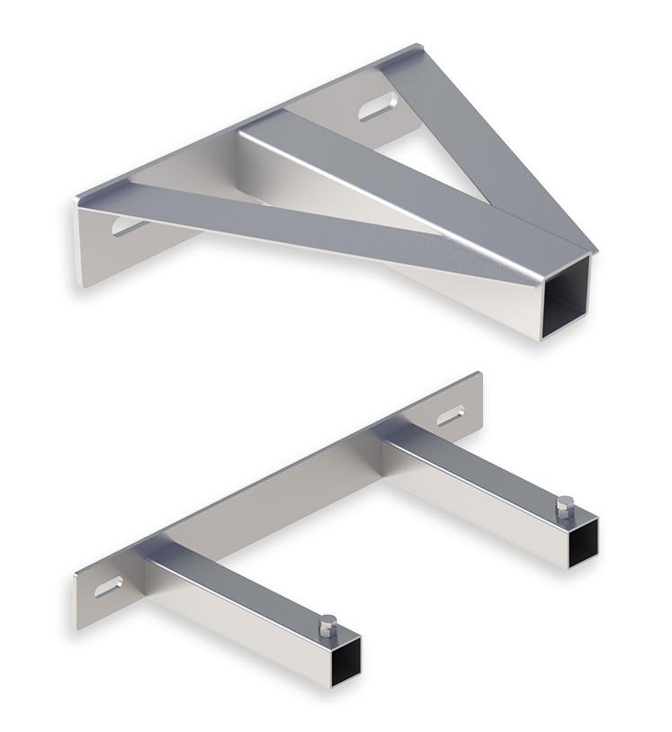 Jeremias DW Wand- und Kopfteil für Wandhalter, Wandabstand ab 250 mm - für Schornstein-Innendurchmesser: 80 mm