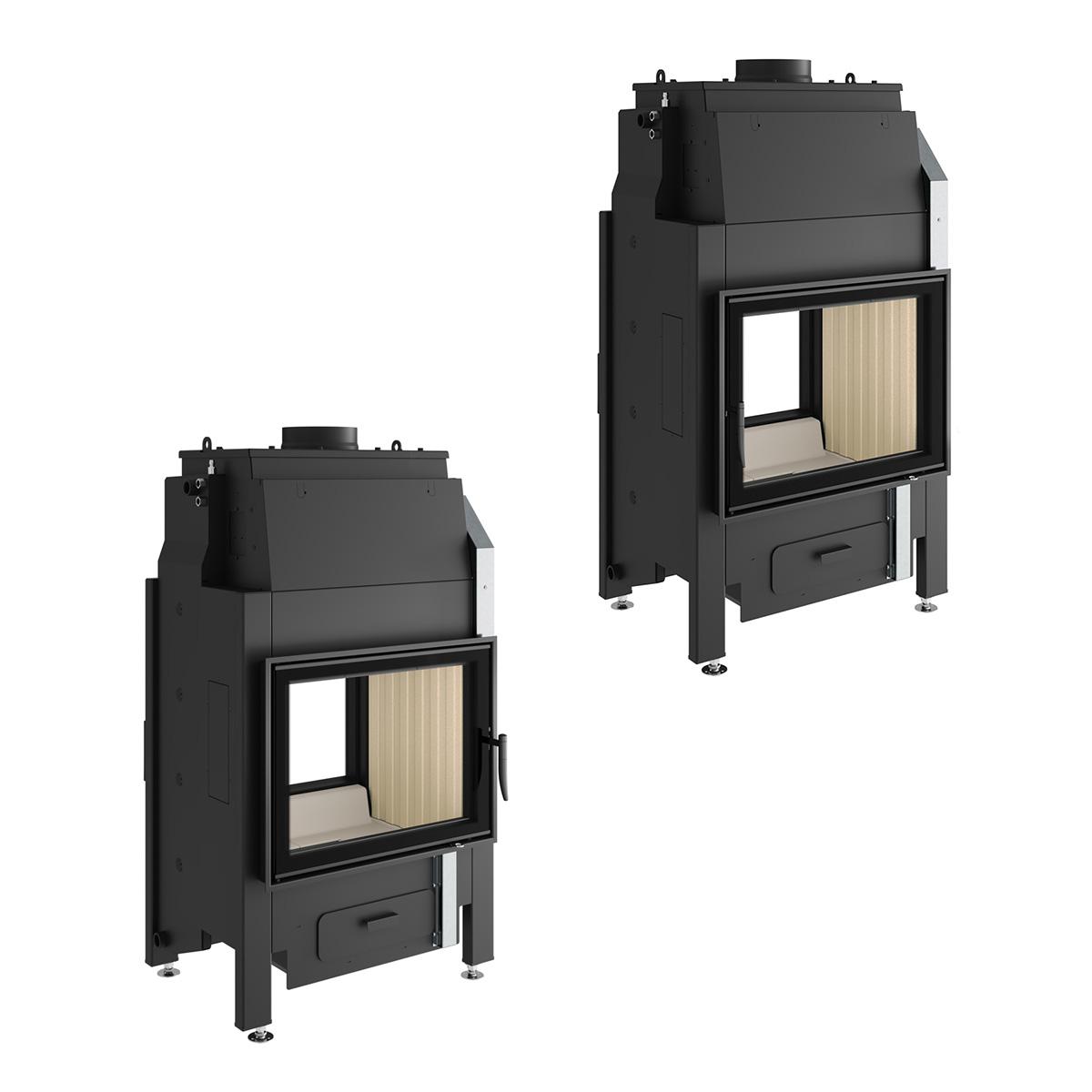 Tunnel-Kamineinsatz wasserführend Spartherm Varia FD H2O 10 kW