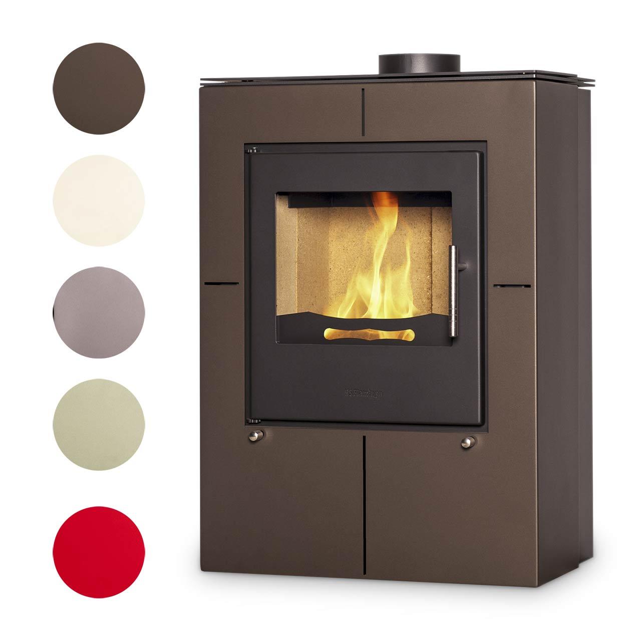 Kaminofen HS Flamingo Evenes 9 kW - Farbe: Rot
