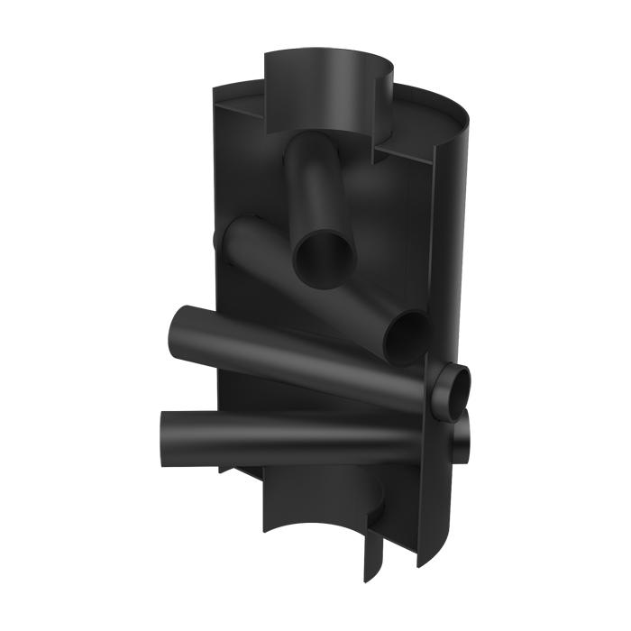 Abgaswärmetauscher AA-Kaminwelt DN 200 mm Länge 500 mm Kesselstahl