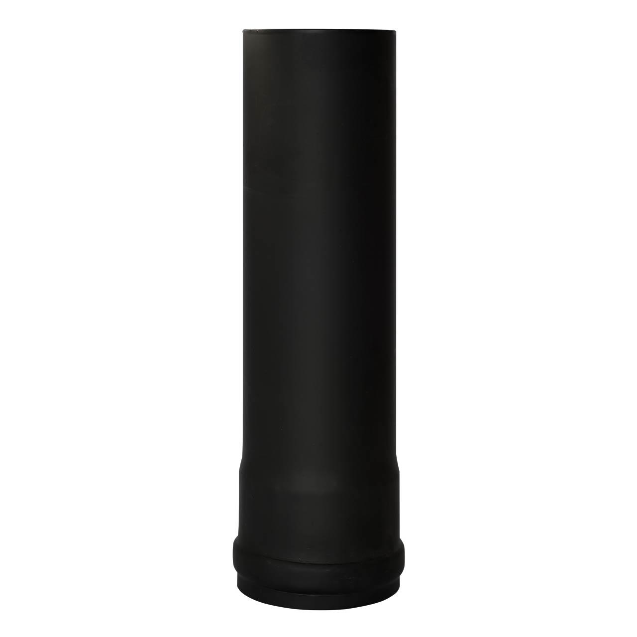 Pelletofenrohr DN 100 mm Länge 250 mm Schwarz