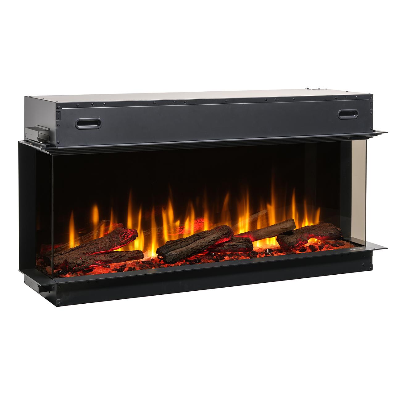 Dimplex Ignite Ultra 50 Elektrokamin - 3-seitiger Einbau, Optiflame Flammen, App-Steuerung & Soundeffekt