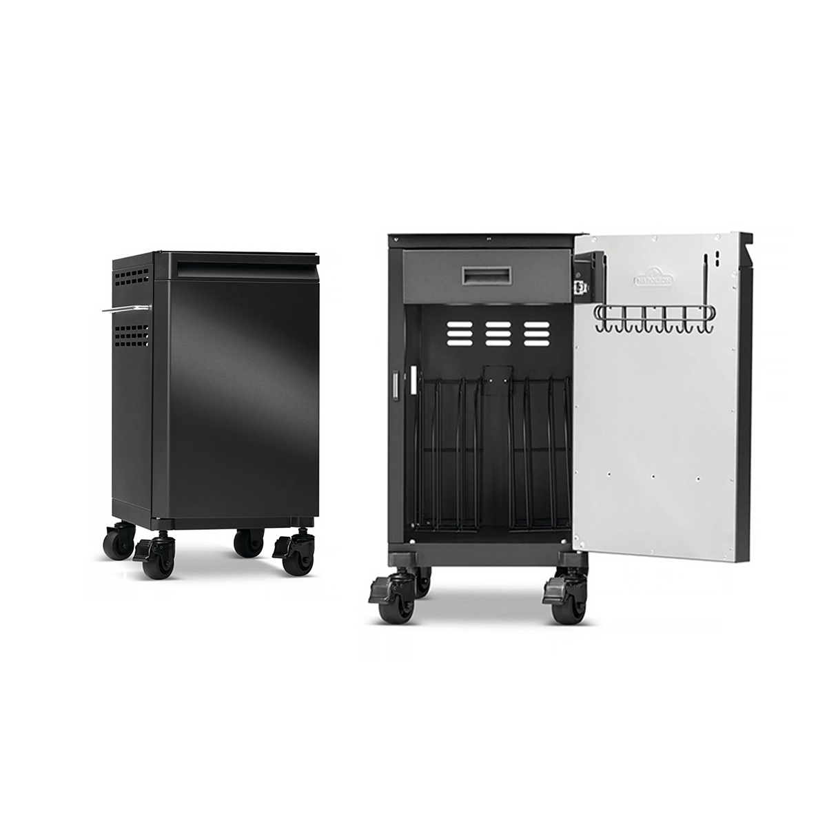 Unterschrank-Set, rechts und links, mattschwarz (Art. 7052994)