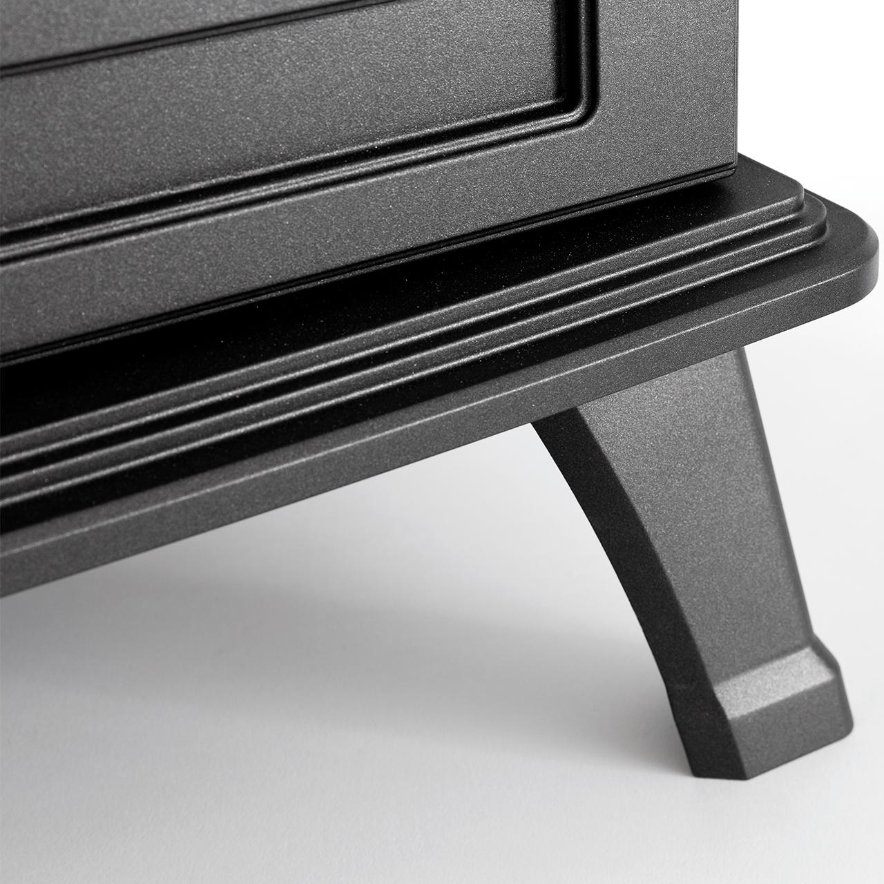 Dimplex Belgravia Elektrokamin - Opti-V Flammenbild mit Sound, Heizfunktion und realistischer Gusseisenoptik