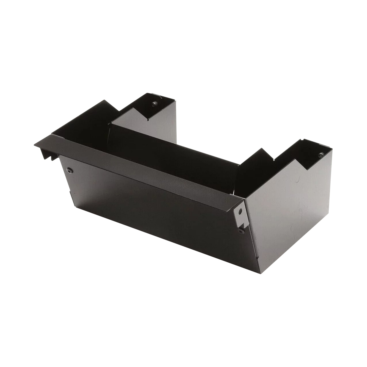 Schwarzer Aschenkasten "LOW"