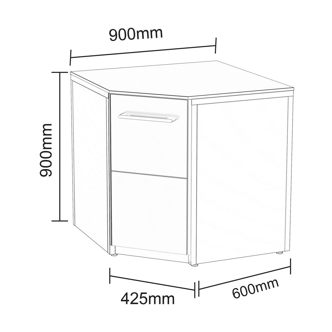 Outdoorküche Cozze Elements Eckmodul für Außenküche