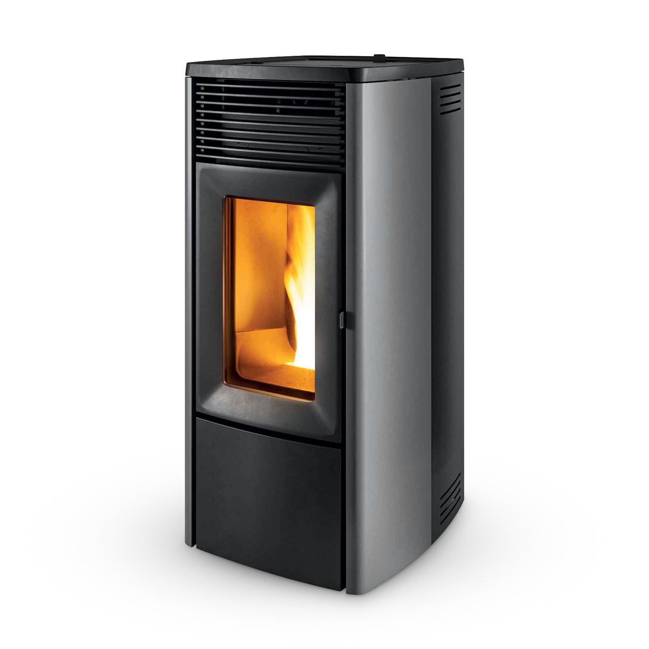 Pelletofen MCZ Ego Air Matic 8 Core R 8 kW - Ausführung: Silver metal_313