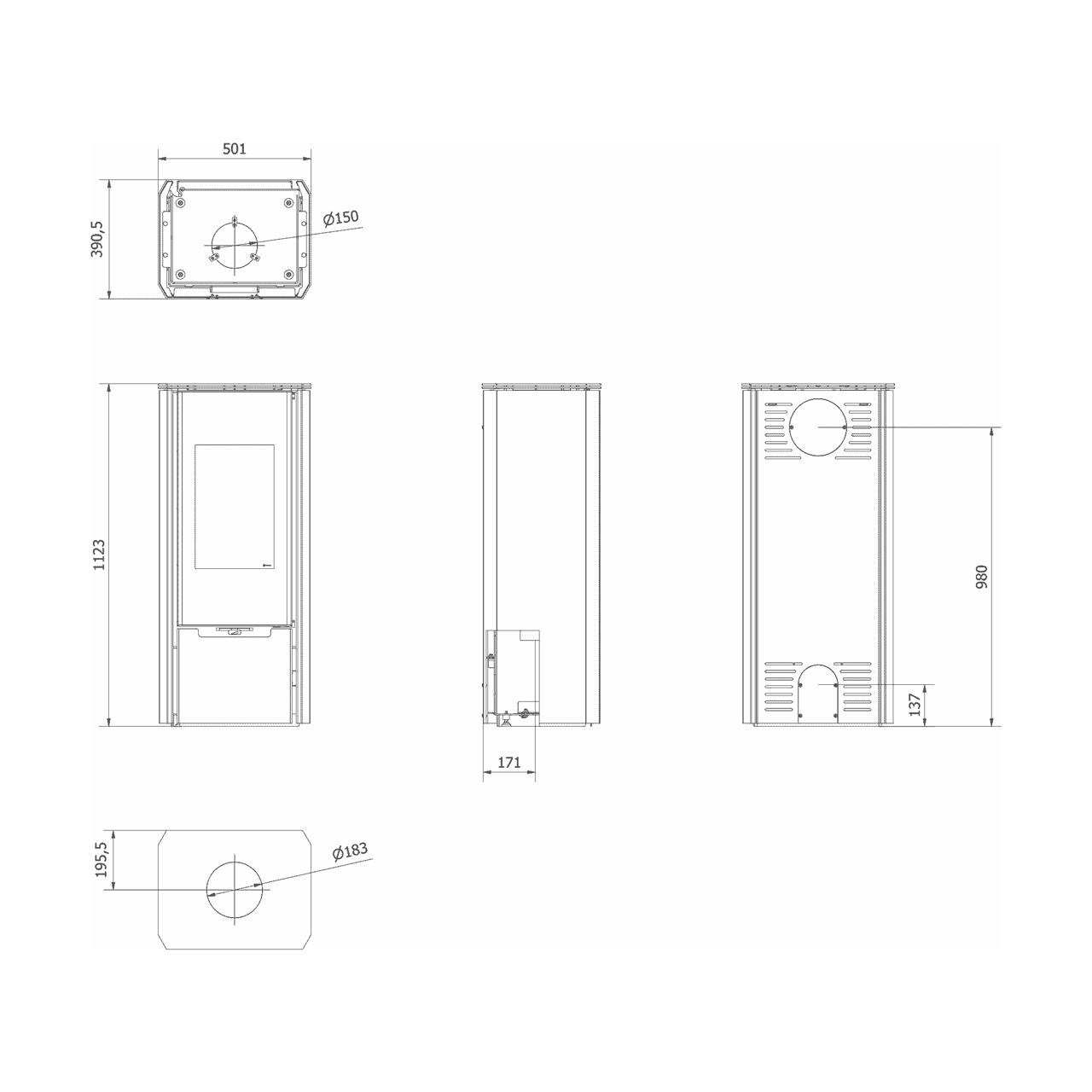 Kaminofen Kratki ENYO 8 kW