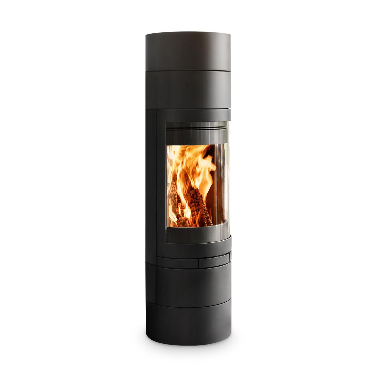 Kaminofen Skantherm Elements Rund 2.0, 6,7 kW - Ausführung: Elements Rund 2.0, RLU, Brennkammer feststehend