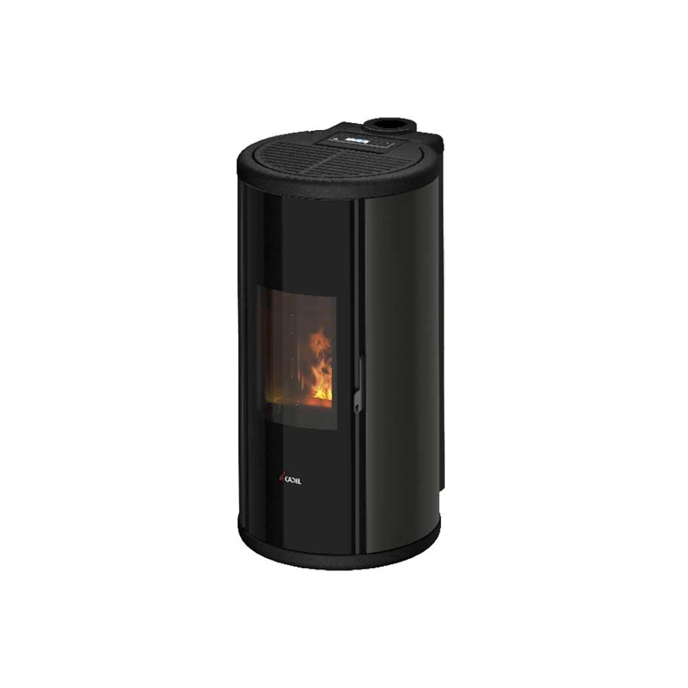 Pelletofen Cadel Sound 7 Up-Twin 7 kW - Ausführung: Anthrazit