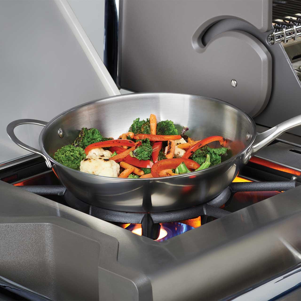 Grillgeschirr Napoleon Edelstahl Grill Wok 30 cm