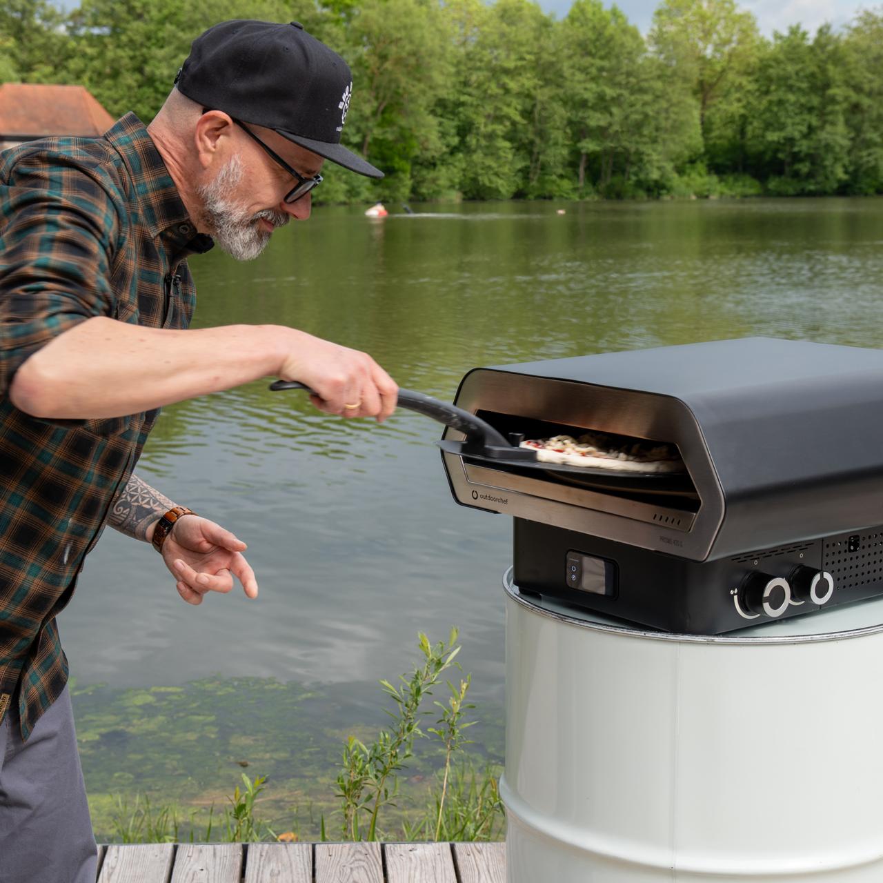 Pizzaofen Outdoorchef Prismo 420 G inkl. Schlauch & Regler