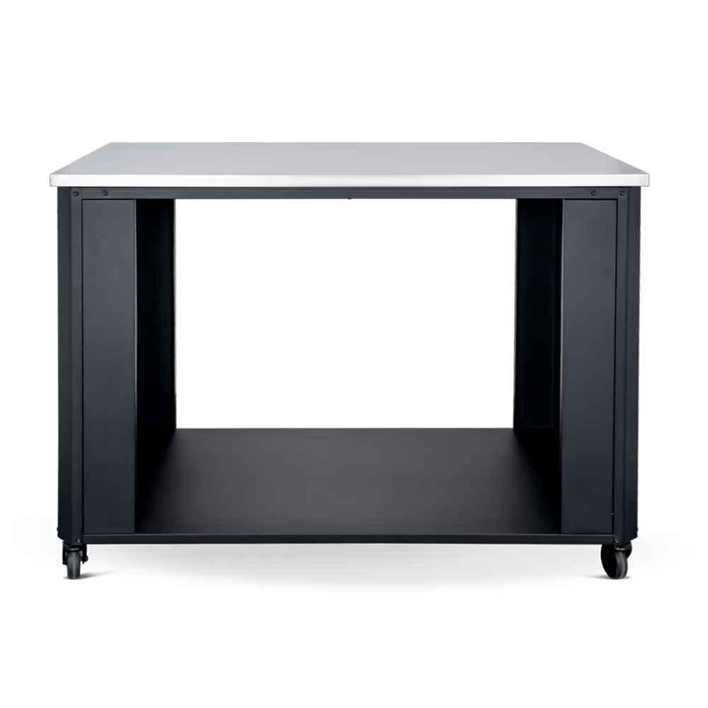 Offenes Modul 115 cm mit Edelstahlplatte