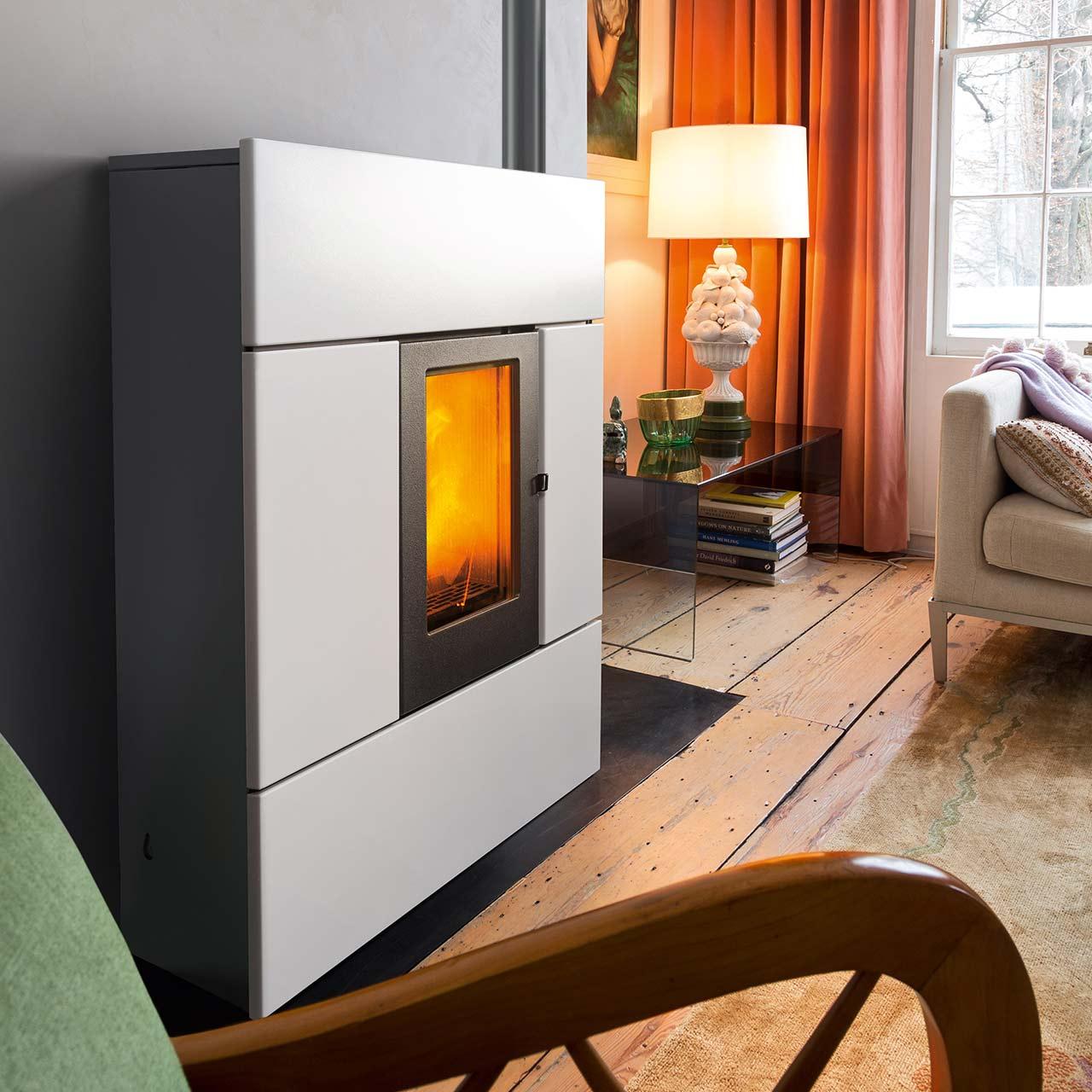Pelletofen MCZ Ray Comfort Air 8 UP! 7,8 kW - Ausführung: White metal_302