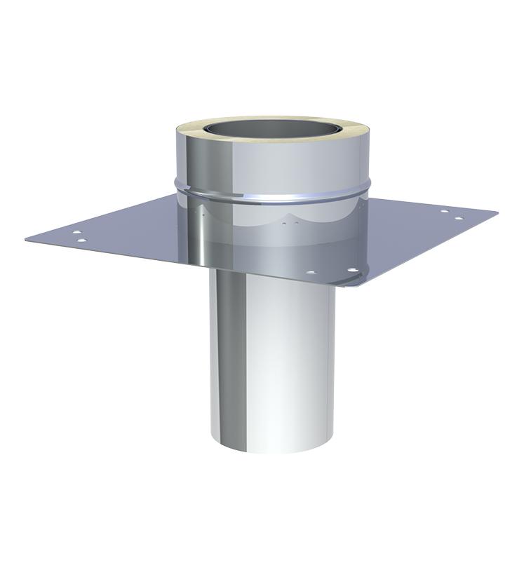 Jeremias DW Grundplatte für Kaminerhöhung - maximale Aufbauhöhe: 3m - für Schornstein-Innendurchmesser: 200mm