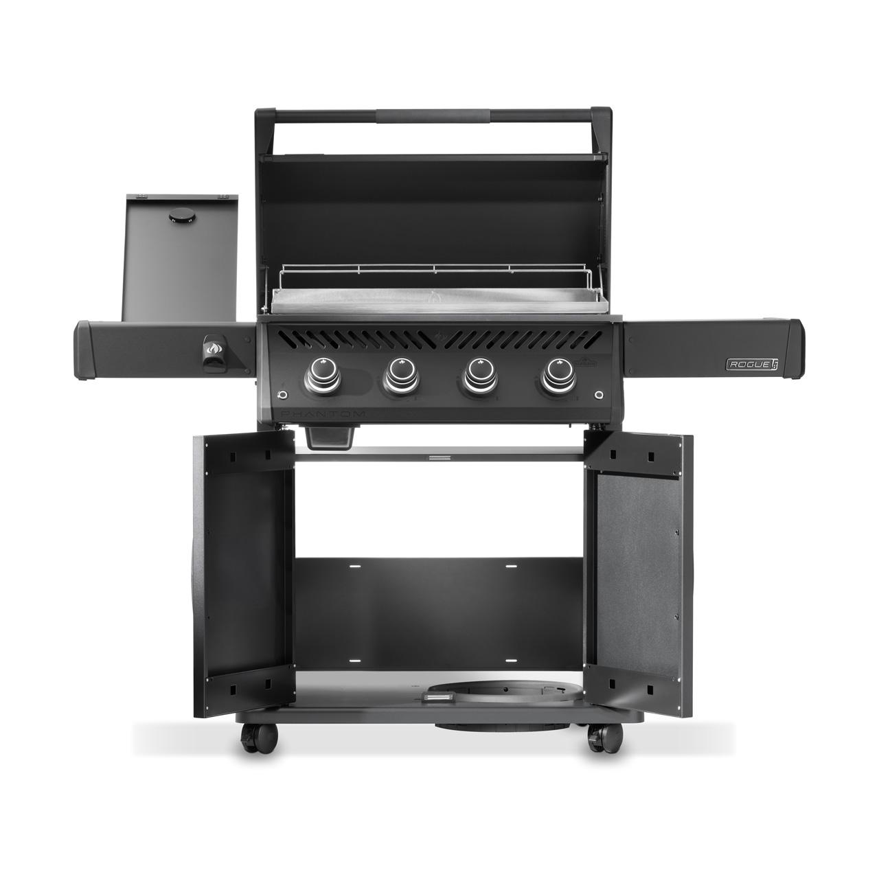 Plancha Grill Napoleon Phantom Rogue Pro 30, Edelstahl Griddle Bundle inkl. 2 Unterschränke