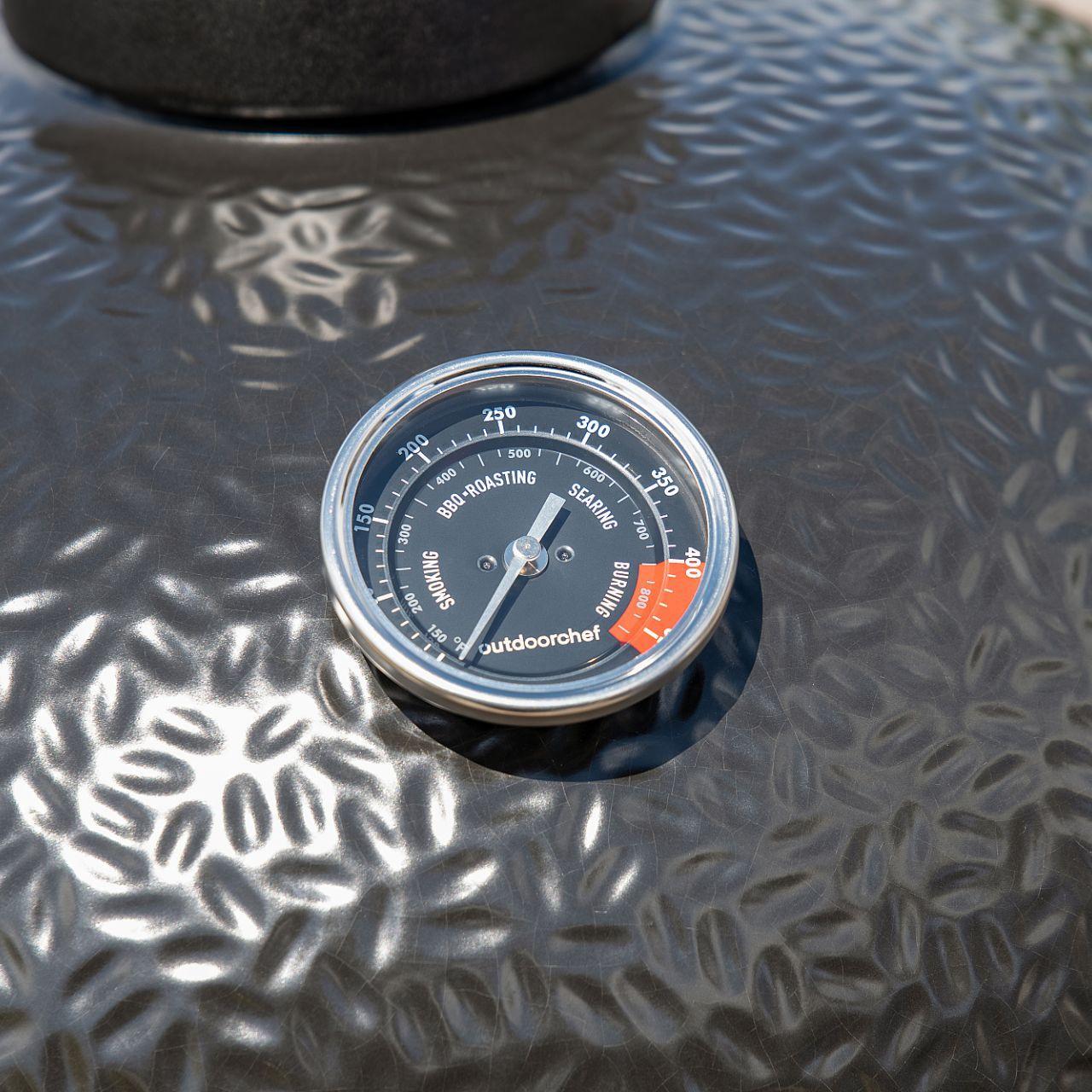 Outdoorchef Heat Outdoorküche 3-teilig: EGG 460 H & Caso BBQ Cooler inkl. Granit-Arbeitsplatten