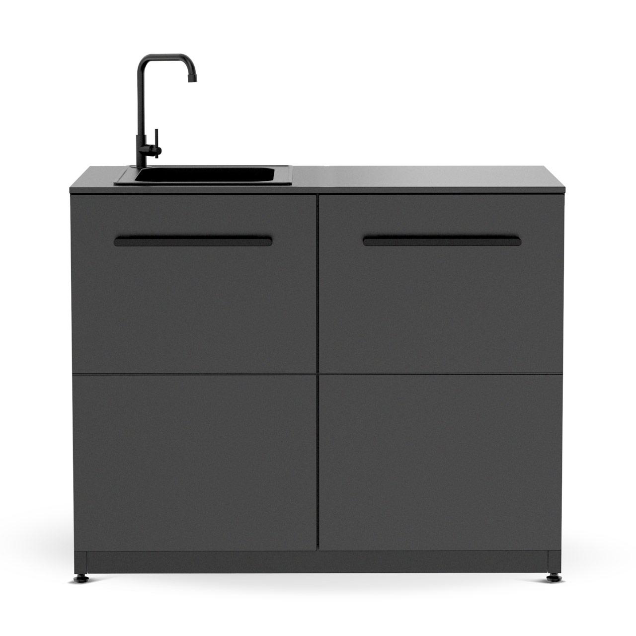 Outdoorküche Cozze Elements Außenküche 110 Spülmodul inkl. Spülbecken und Wasserhahn