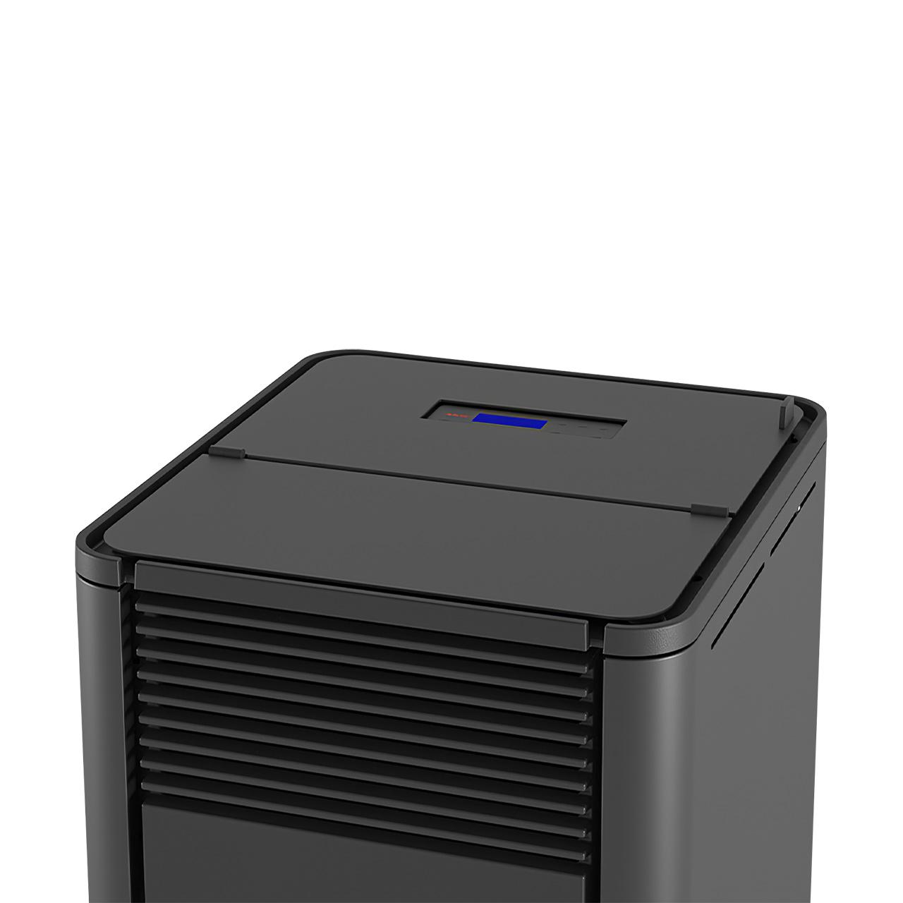 Pelletofen MCZ Teia Comfort Air 10 R 10 kW - Ausführung: Dark metal_308
