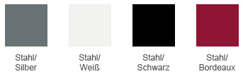 Pelletofen RED Loto Farben