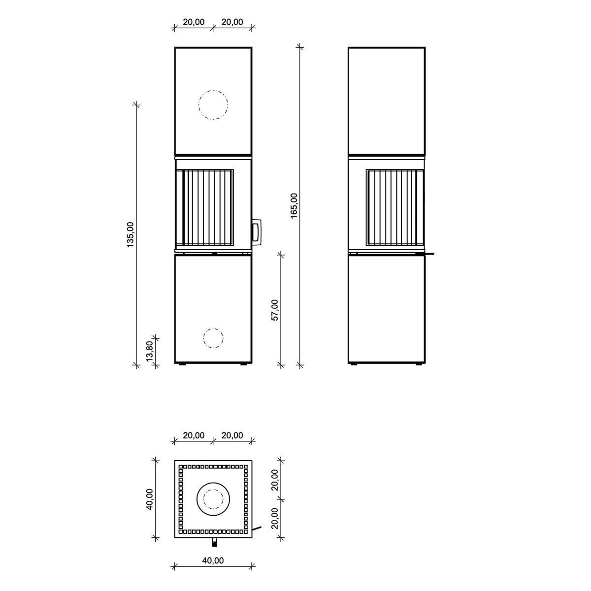 Kaminofen Neocube S10XL Steel Edition mit 5,4 kW