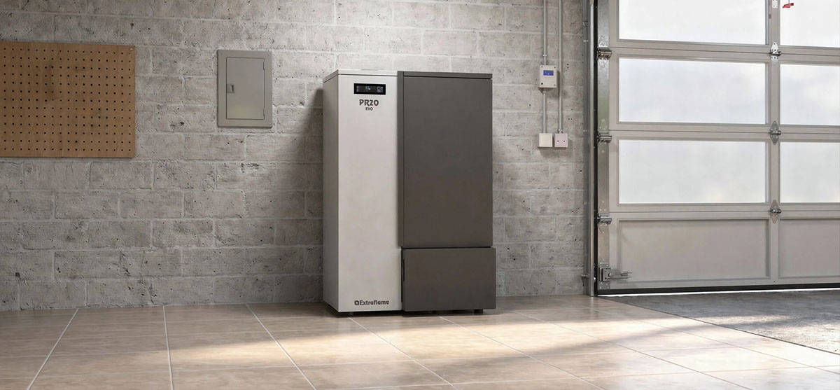 Extraflame Evolution Line Pelletkessel PR20 EVO Extraflame Evolution Line Pelletkessel PR20 EVO