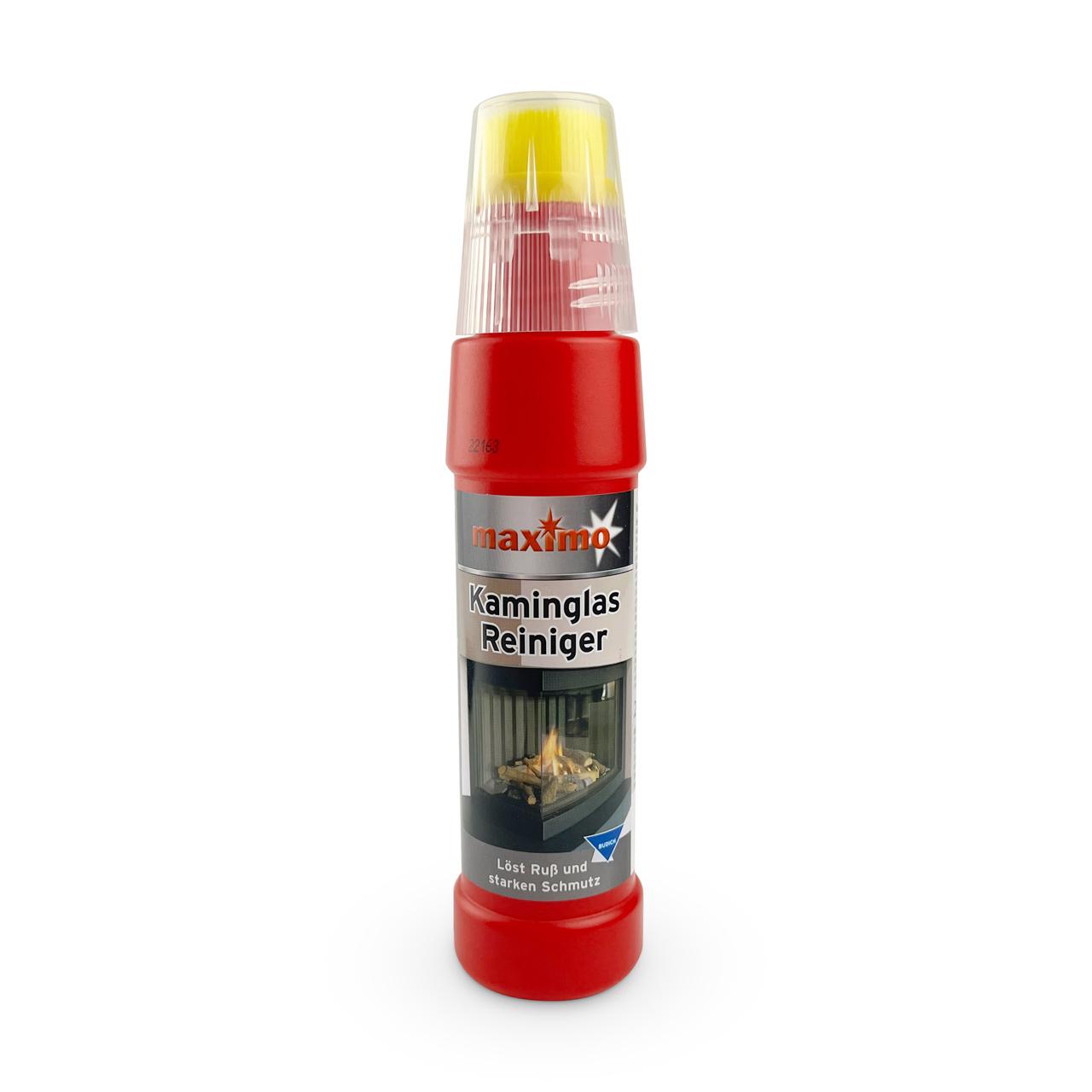 Kaminscheibenreiniger ofen.de Gel mit Bürste, 200 ml Kaminglasreiniger - Menge: 1 Stück