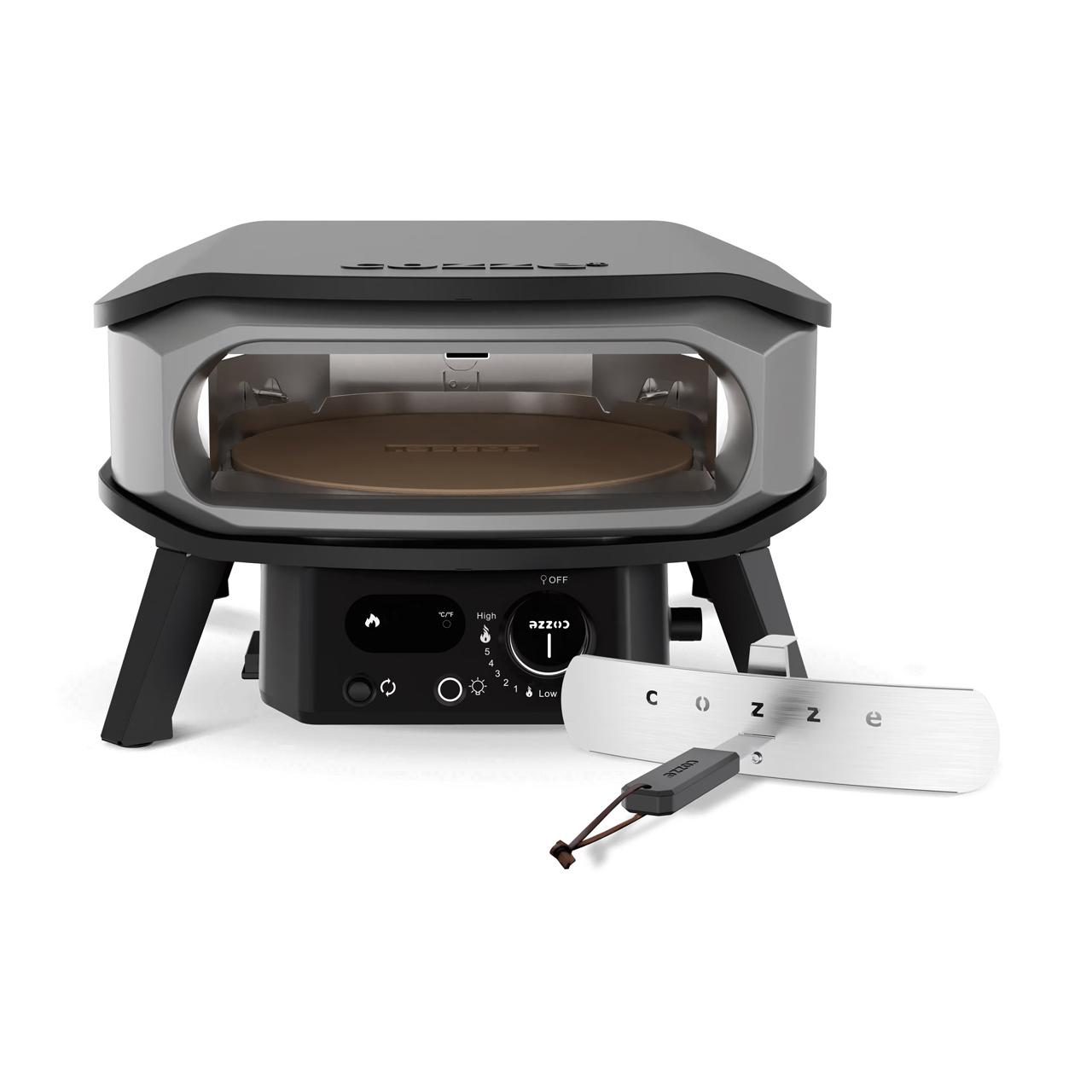 Gas Pizzaofen Cozze 13 Zoll Premium Rotate 50 mBar, inkl. drehbarem Pizzastein & Hitzeschild