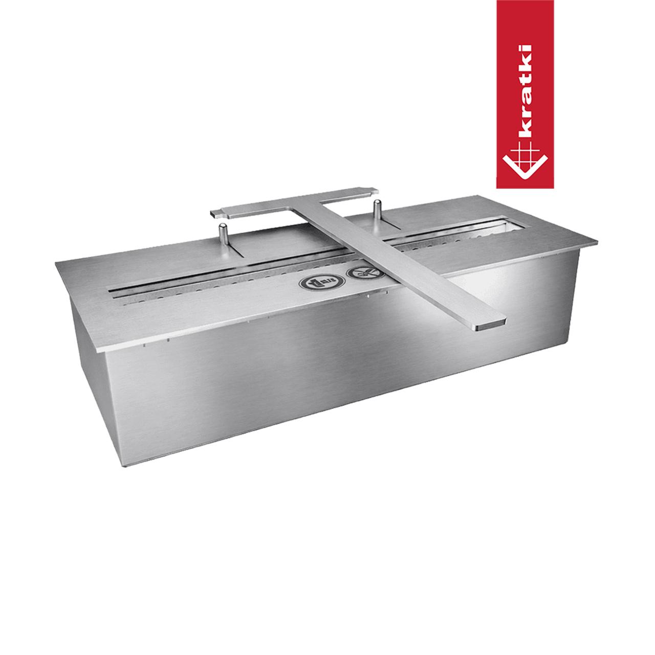 Kratki Bioethanol Brenner M 2 Liter, für Kratki Kamineinsätze