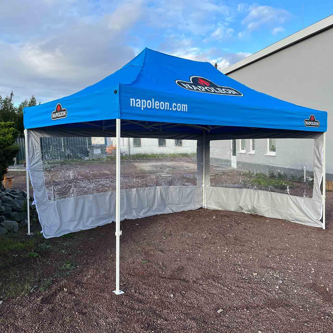 Napoleon Faltpavillon 3 x 4,5 m Zelt Blau