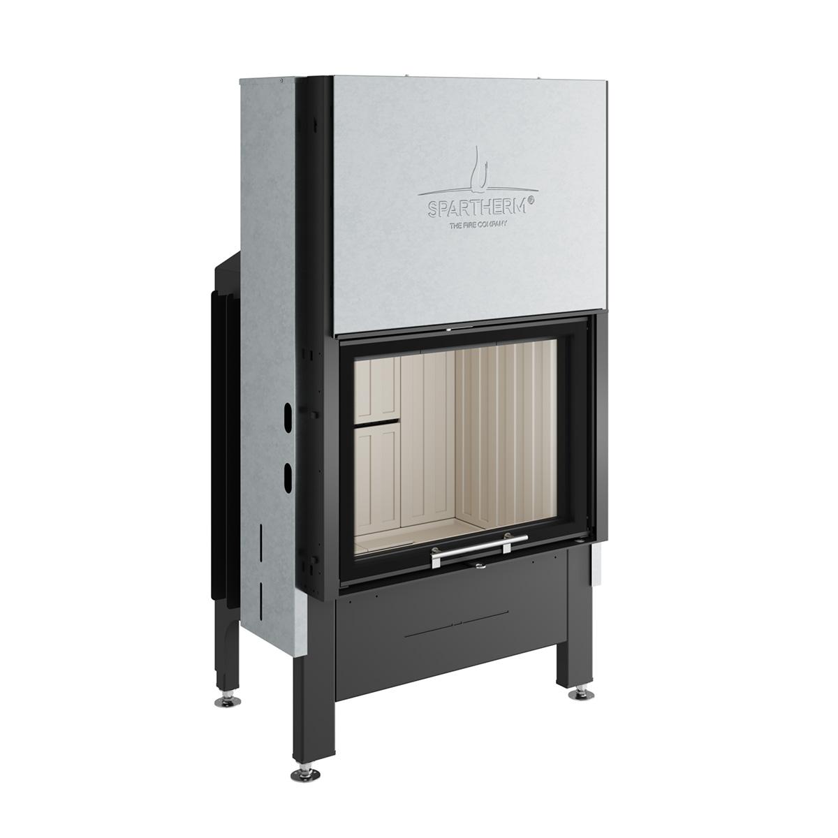 Kamineinsatz Spartherm Varia 1Vh 11 kW - Türhöhe: 51 cm - Feuerraumauskleidung: weiß