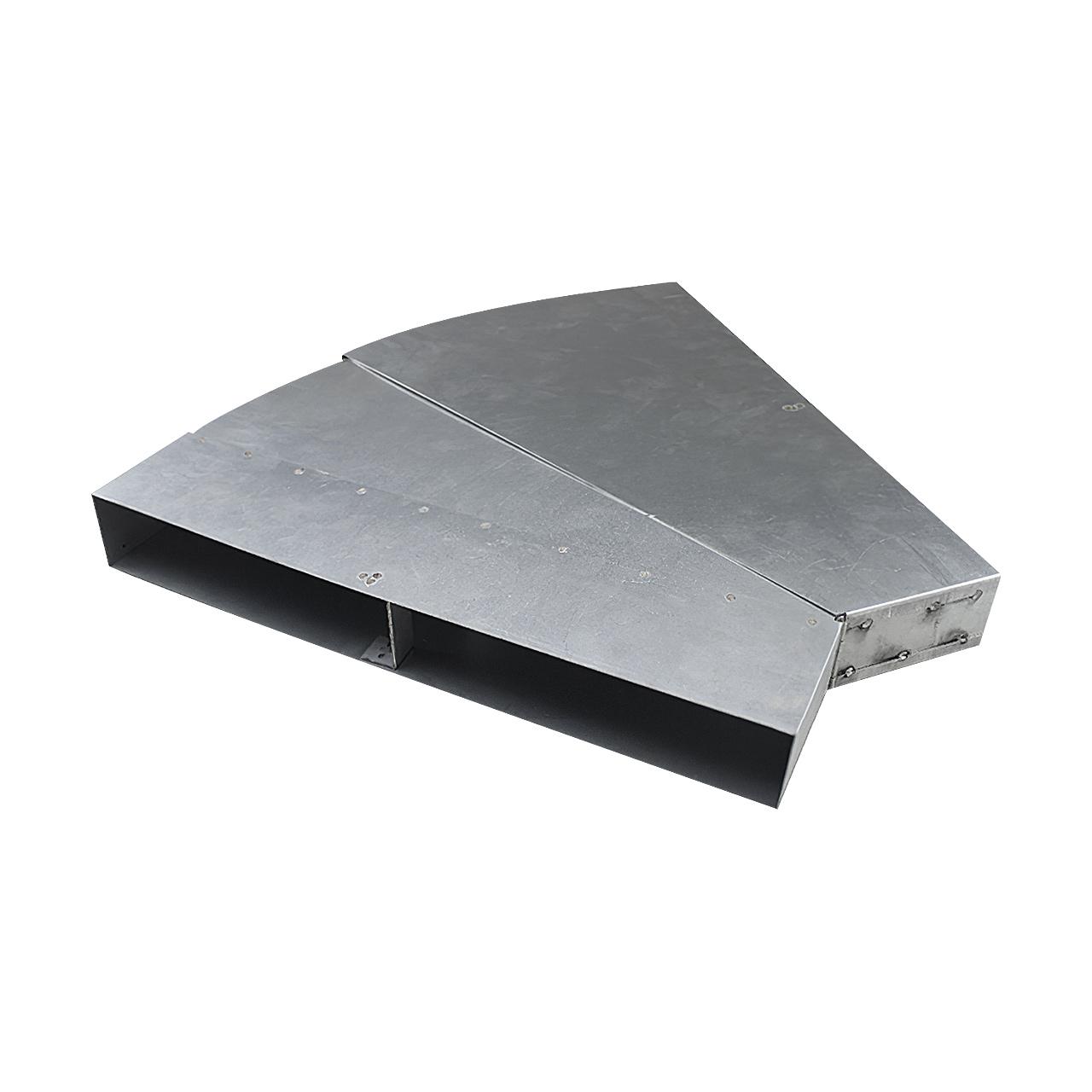 CB-tec Flachkanal 50 mm 45° Eck-Element - Ausführung: 3-Kanalführung 405 x 50 mm