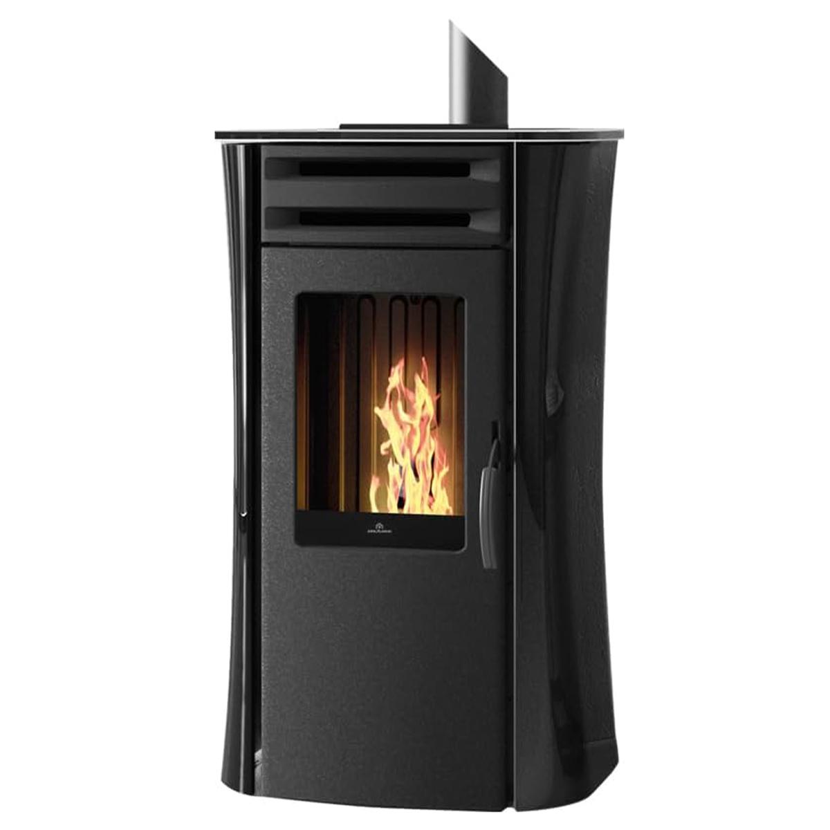 Pelletofen Edilkamin Dania Air Tight Plus 8 kW - Ausführung: Schwarz