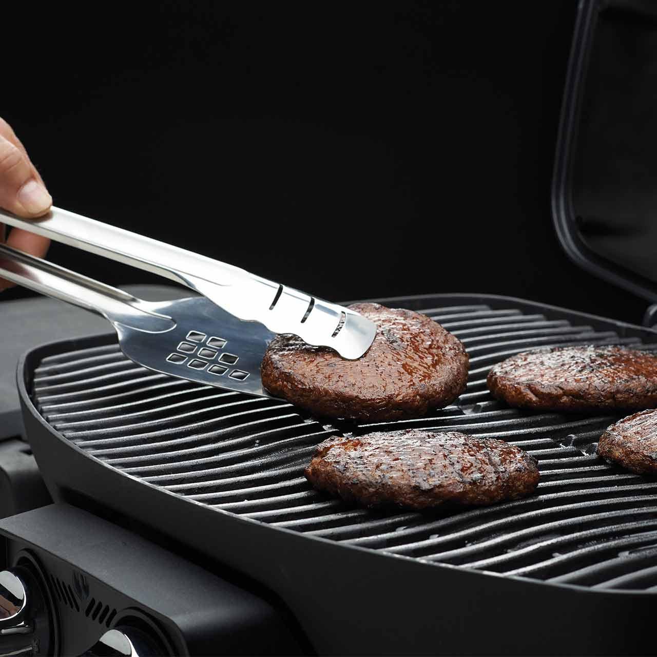 Grillzubehör Napoleon Zangenwender 2 in 1 Edelstahl