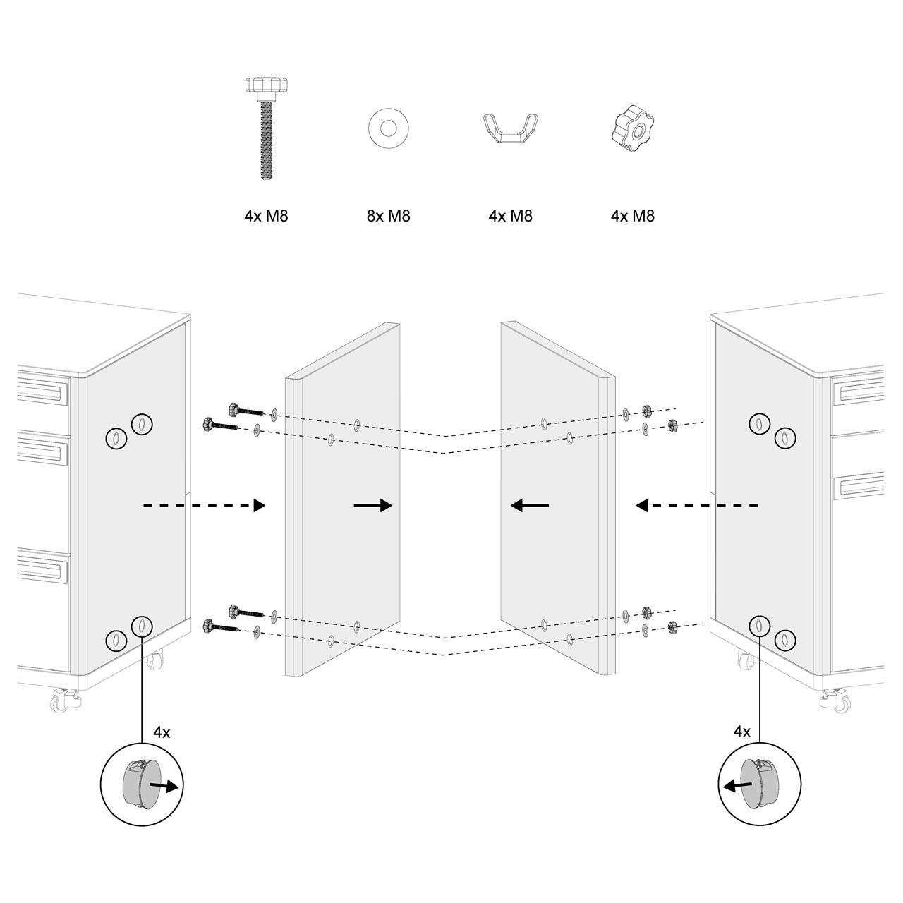 Outdoorchef Verbindungs-Set für Heat Module