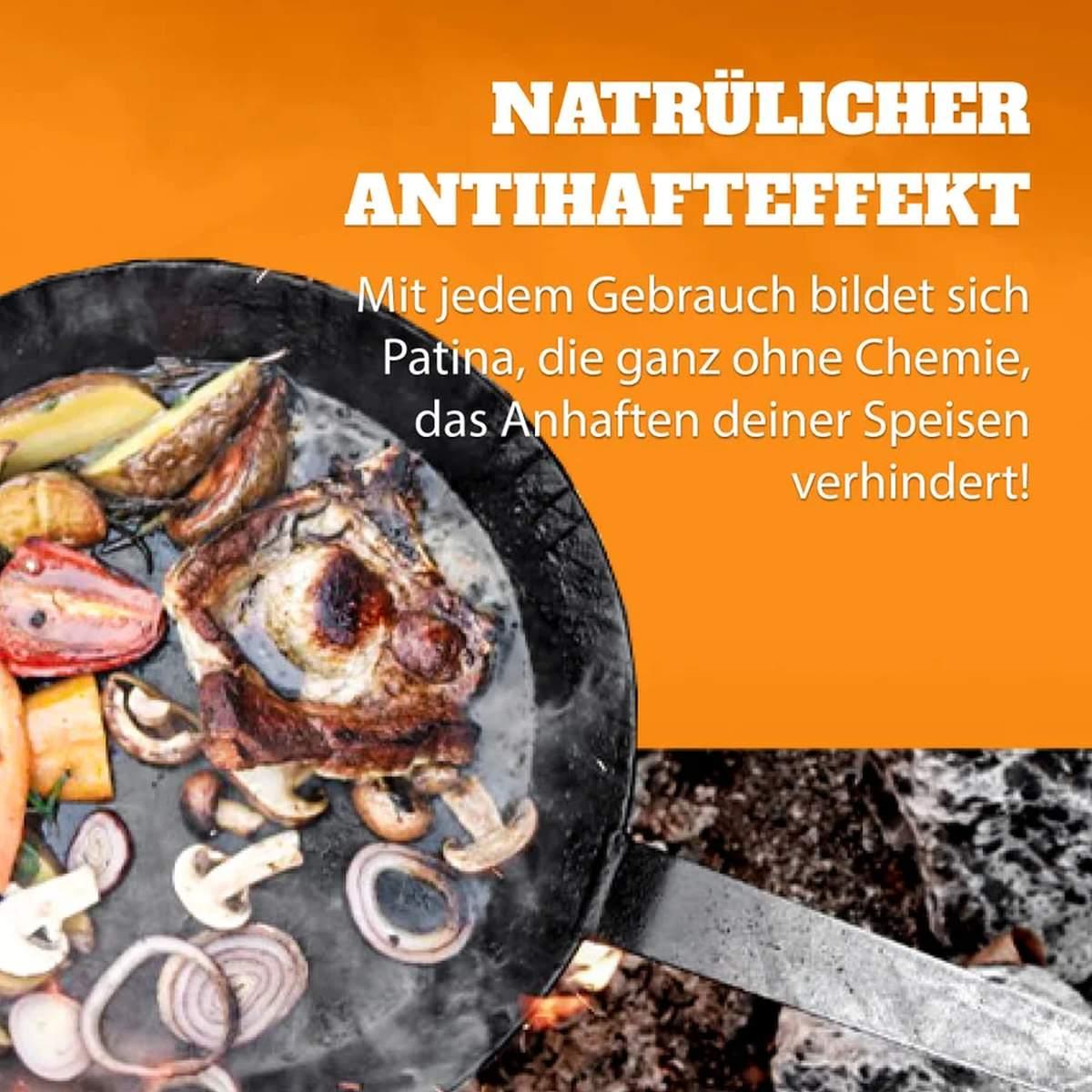 Petromax Schmiedeeiserne Pfanne - Modell: SP20, Ø20 cm