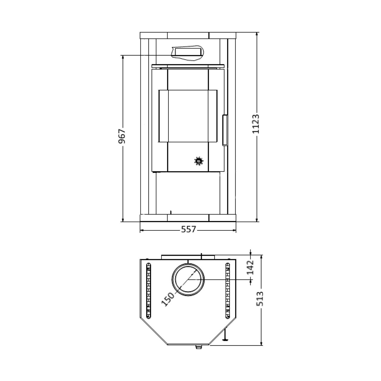 Kaminofen Wamsler Thyra 6 kW