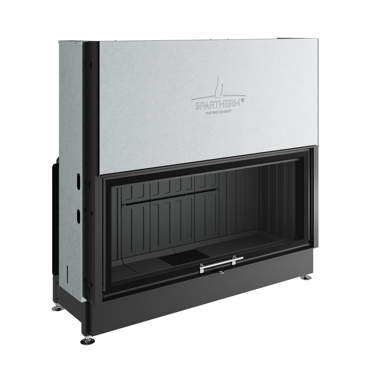 Kamineinsatz Spartherm Varia B-120h 15 kW - Feuerraumauskleidung: Schwarz