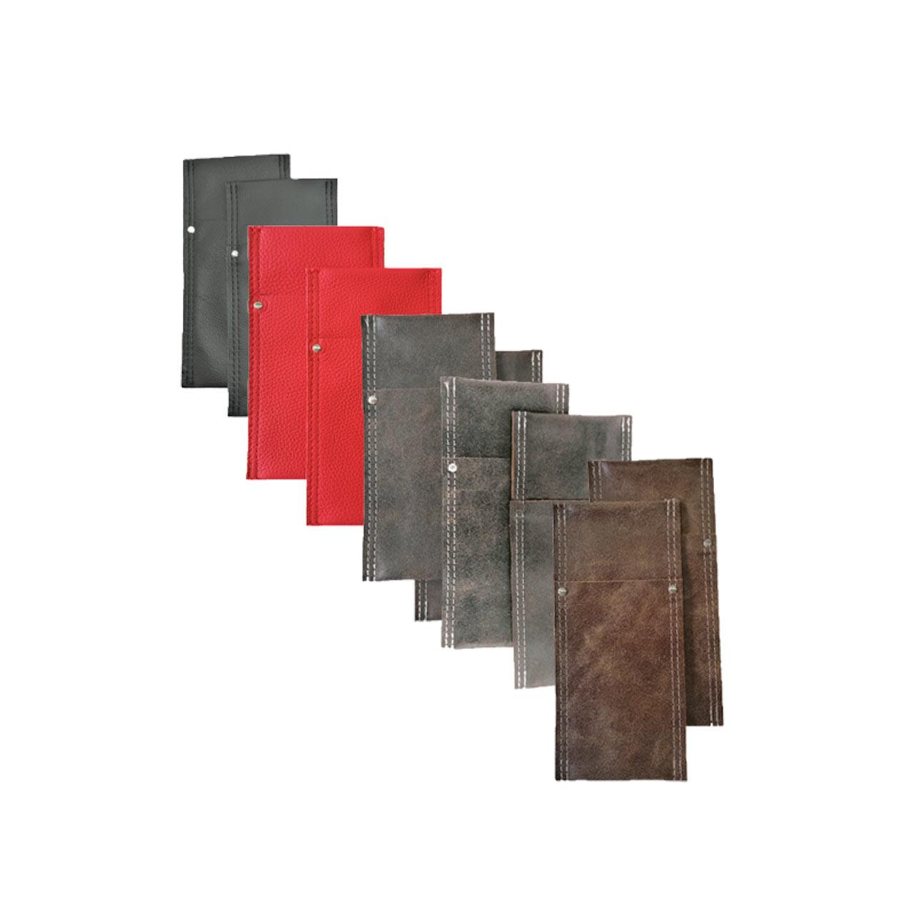 Grillzubehör Feuermeister Bestecktaschen in verschiedenen Farben, 11 x 21 cm - Ausführung: Cognac, 11 x 21 cm