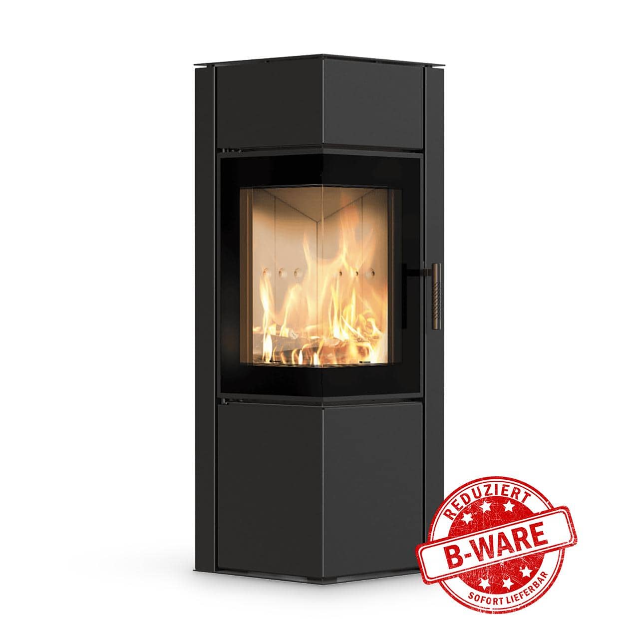 B-Ware - Kaminofen ILDNord Odyn S mit Vollglastür 8 kW