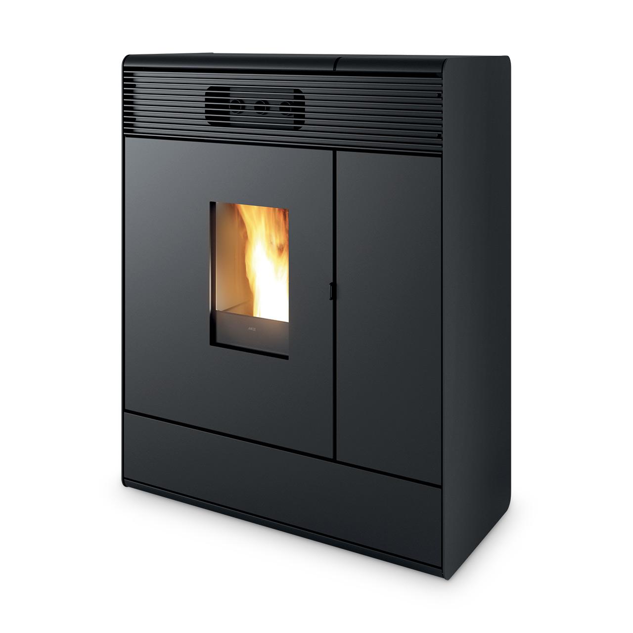 Pelletofen MCZ Aki Hydro Matic 18 R 17,7 kW - Ausführung: Dark metal_308