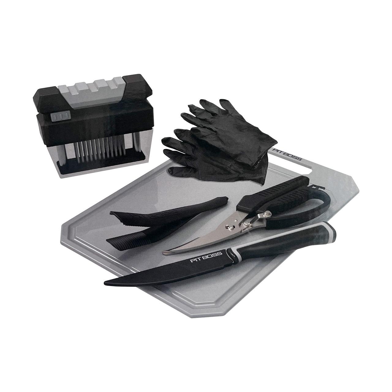 Grillzubehör Pit Boss 6-teiliges Food Prep Kit & Grillbesteck