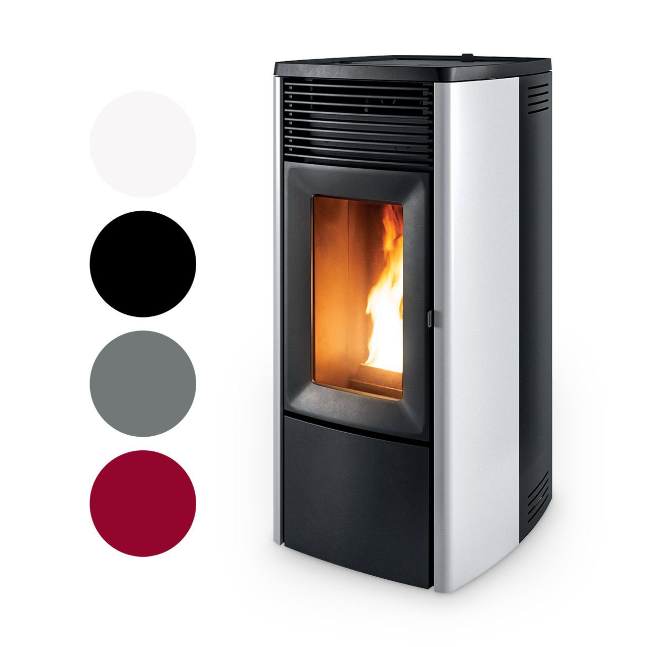 Pelletofen MCZ Ego Air 8 R 8,1 kW - Ausführung: Silver metal_313